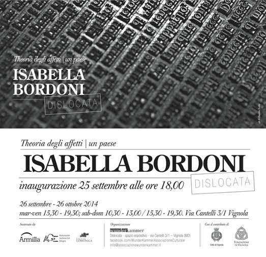 Isabella Bordoni - Theoria degli affetti / un paese